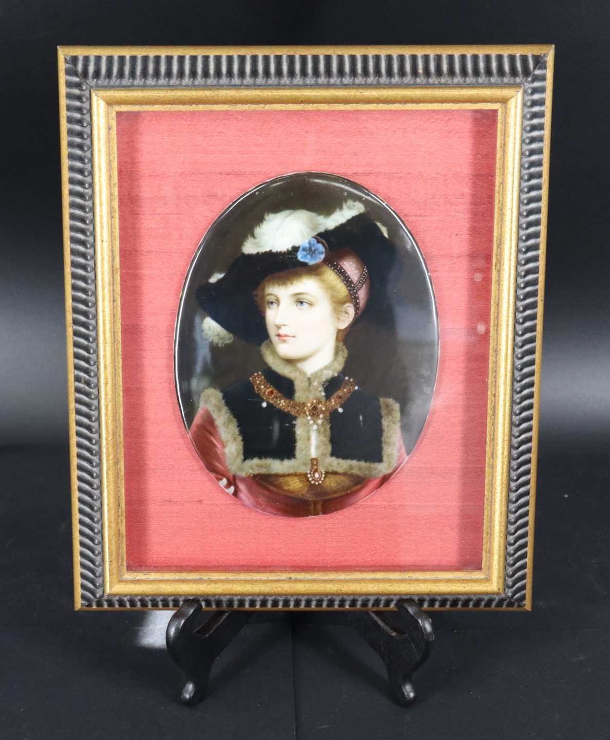 FRAMED K.P.M. STYLE PORCELAIN