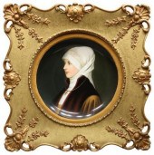 FRAMED K.P.M. STYLE PORCELAIN