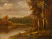FRAMED LANDSCAPE OF BIRCHESFra
