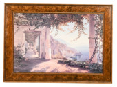 FRAMED LARGE GICLEE MEDITERRAN