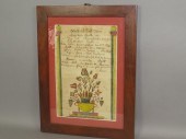 FRAMED LEHIGH CO. INK & WATERC