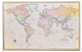 FRAMED MAGNETIC MAP OF THE WOR