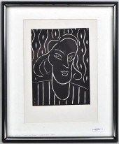 FRAMED MATISSE PRINT, POSSIBLY