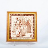 FRAMED MAW & CO. TILE PLAQUE,