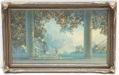 FRAMED MAXFIELD PARRISH PRINT: