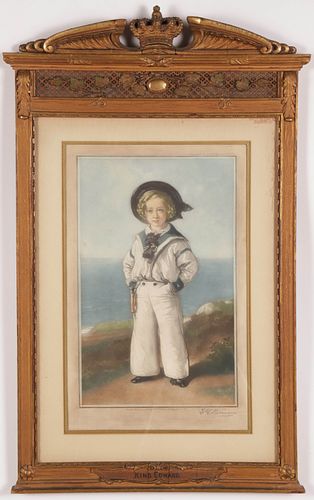 FRAMED MEMORIAL PRINT DEPICTING