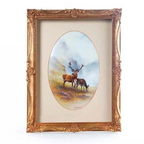 FRAMED MILWYN HOLLOWAY CERAMIC