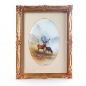 FRAMED MILWYN HOLLOWAY CERAMIC