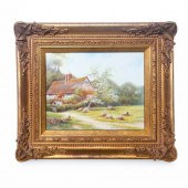 FRAMED MILWYN HOLLOWAY CERAMIC