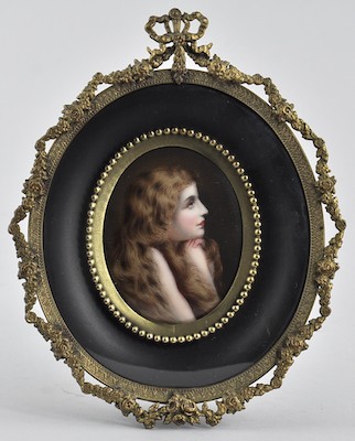 Framed Miniature Portrait on