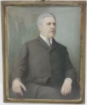 FRAMED MINIATURE PORTRAIT PAIN