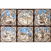 FRAMED MINTONS, TENNYSON'S IDY
