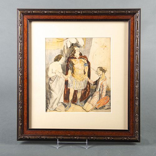 FRAMED MIXED MEDIA ART