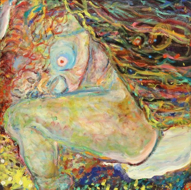 FRAMED MODERN ABSTRACT FEMALE