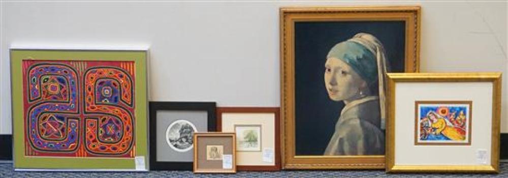 FRAMED MOLA AND FIVE FRAMED