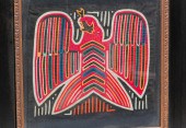 FRAMED MOLA TEXTILE. Guatemala