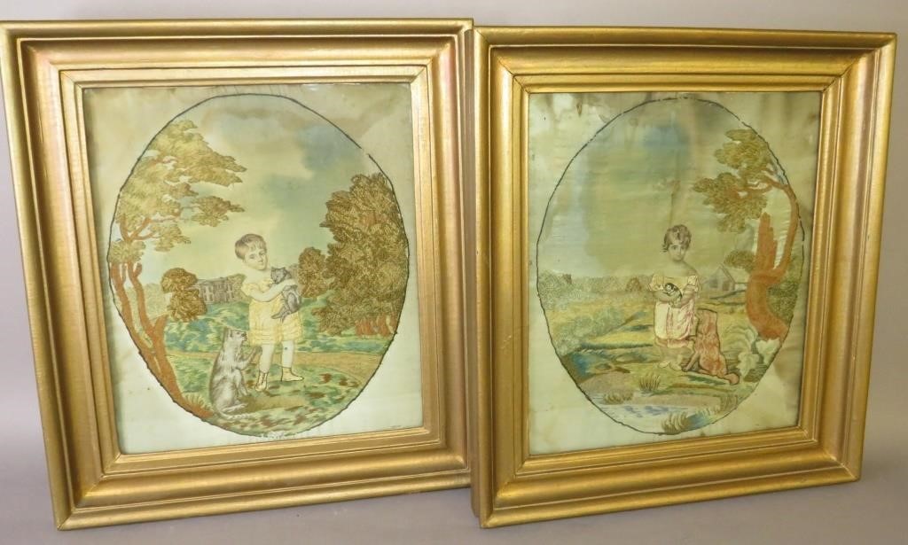 FRAMED MORAVIAN SCHOOL GIRL TYPE