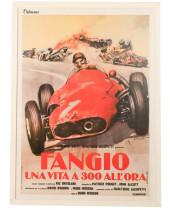 FRAMED MOVIE POSTER FANGIO UNA