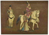 FRAMED MUGHAL PAINTING, EMPERO