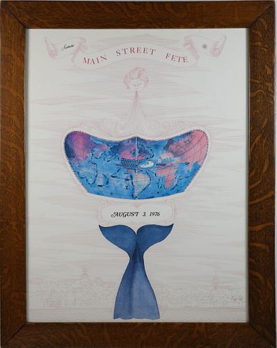 FRAMED "NANTUCKET MAIN STREET FETE"