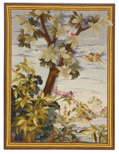FRAMED NEEDLEPOINT TAPESTRY PI