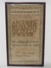 Framed needlework "Alphabet" s