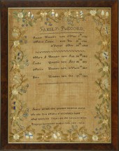 FRAMED NEEDLEWORK HINCKLEY FAM