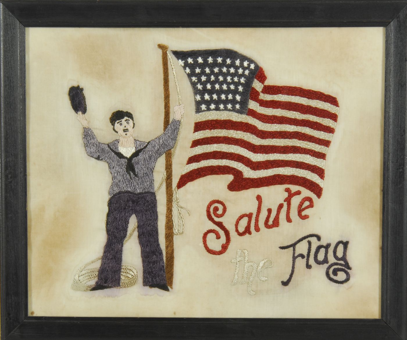 FRAMED NEEDLEWORKAmerican Early