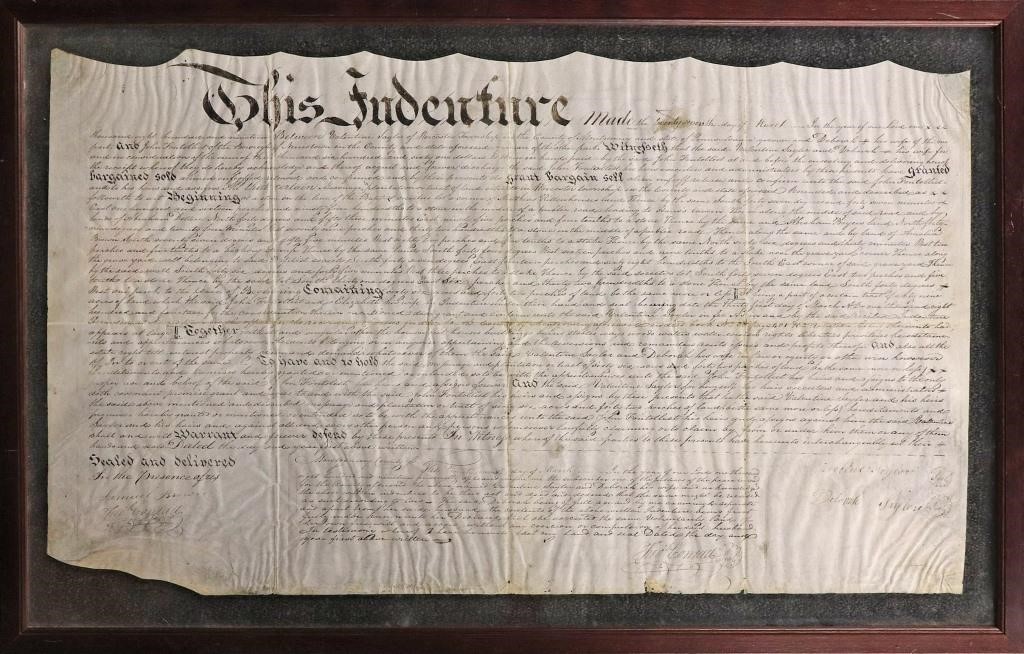Framed Norristown 1819 Saylor