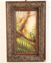 FRAMED O/C PAINTING OF BIRDS I