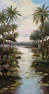 FRAMED O/C PAINTING OF COASTAL