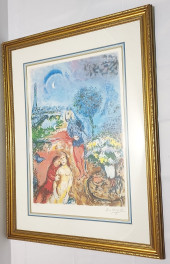 FRAMED OFFSET LITHOGRAPH AFTER