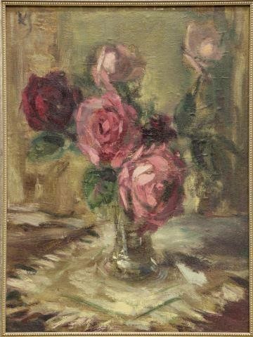 FRAMED OIL ON BOARD PAINTING, STILL