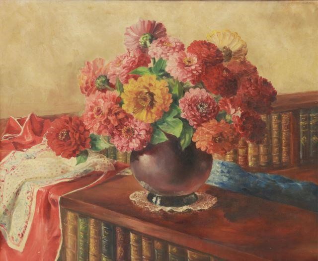 FRAMED OIL ON CANVAS PAINTING