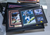 FRAMED ORIOLES & RAVENS MEMORA