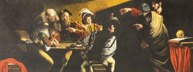 FRAMED PAINTING AFTER CARAVAGGIO,
