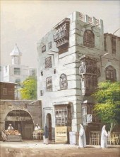 FRAMED PAINTING ORIENTALIST ST