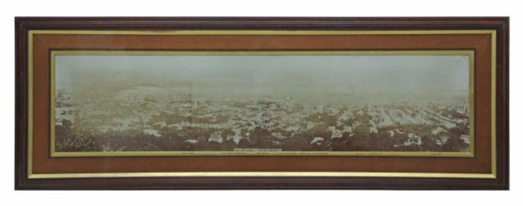 FRAMED PANORAMIC VIEW OF
