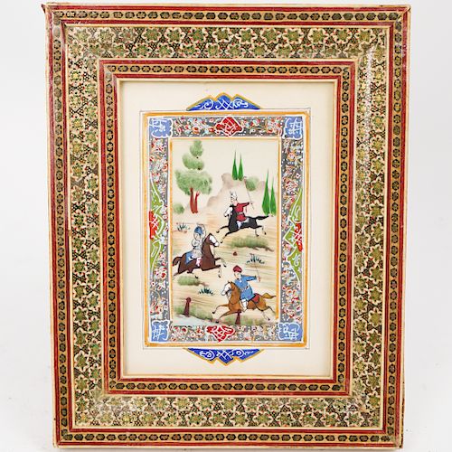 FRAMED PERSIAN PICTURE FRAME