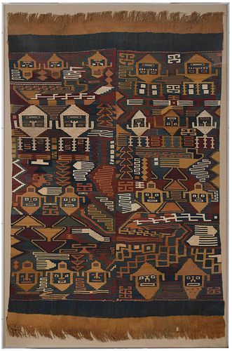 FRAMED PERUVIAN WOVEN