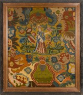 FRAMED PETIT AND NEEDLEPOINT P