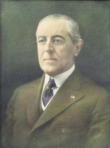 FRAMED PHOTO PRINT, WOODROW WILSON,