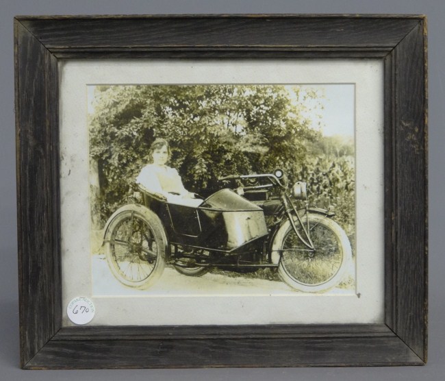 Framed photocopy of c. 1920's