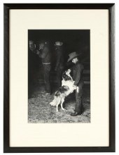 FRAMED PHOTOGRAPH: COWBOYS WIT