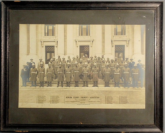 Framed photograph "Newark Exempt