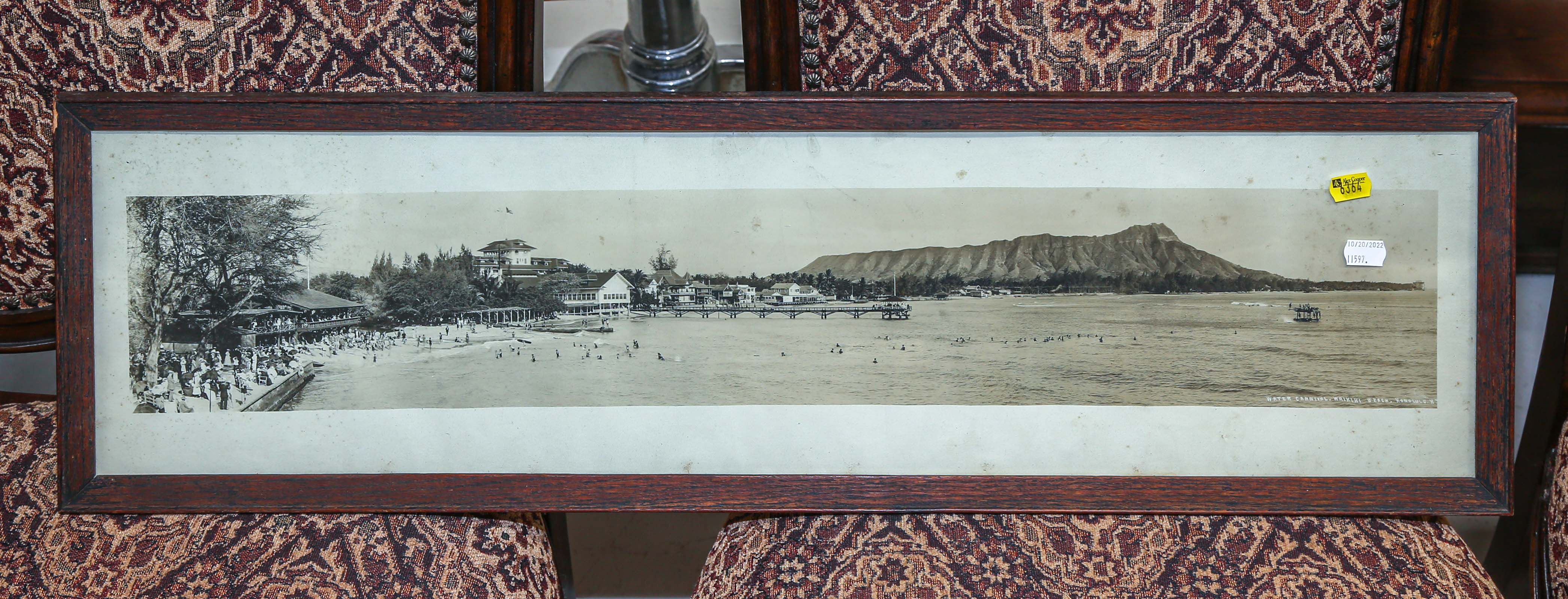 FRAMED PHOTOGRAPH OF WAIKIKI
