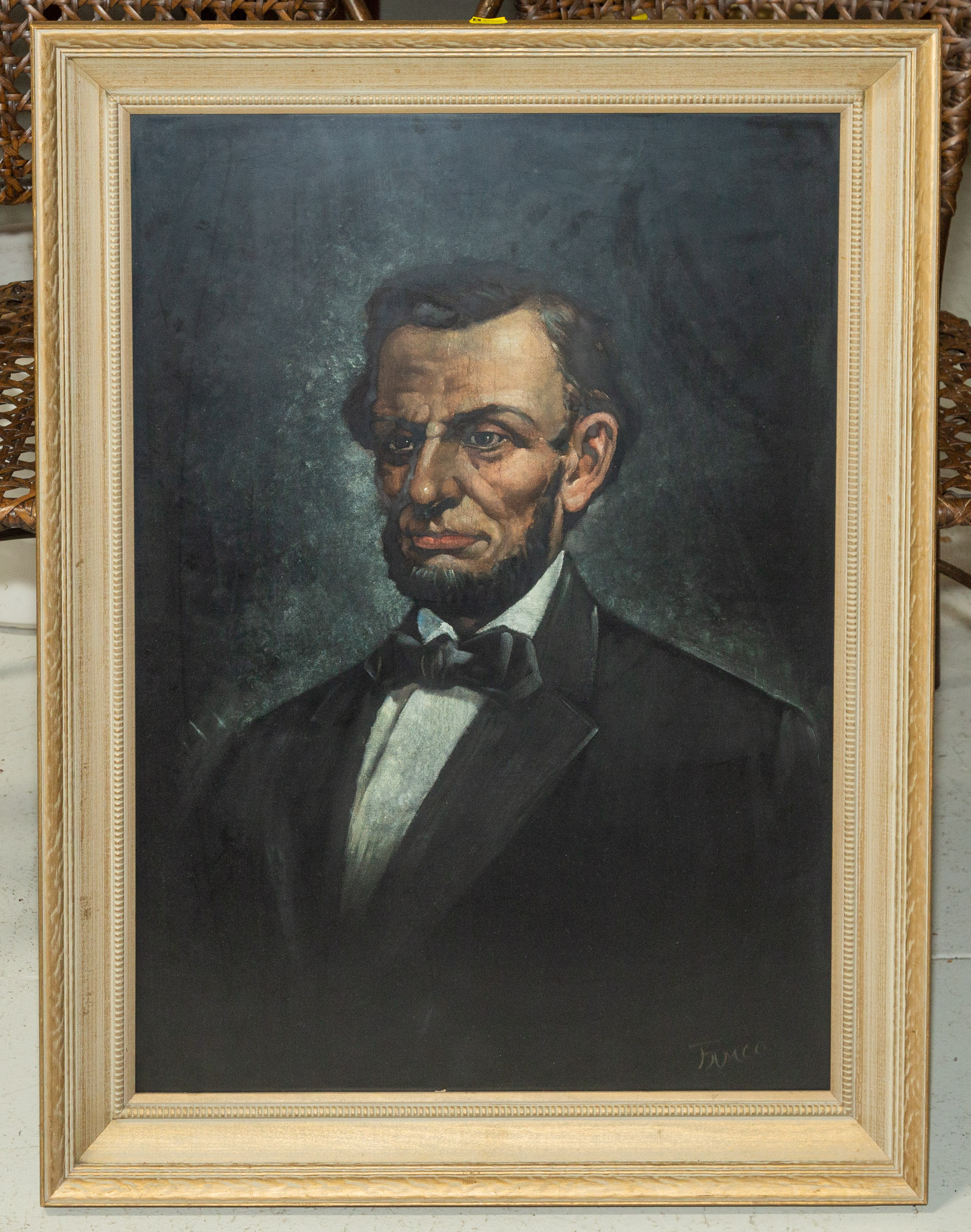FRAMED PORTRAIT OF ABRAHAM