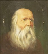 FRAMED PORTRAIT PAINTING OF BE