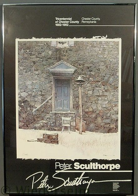 Framed poster depicting Peter