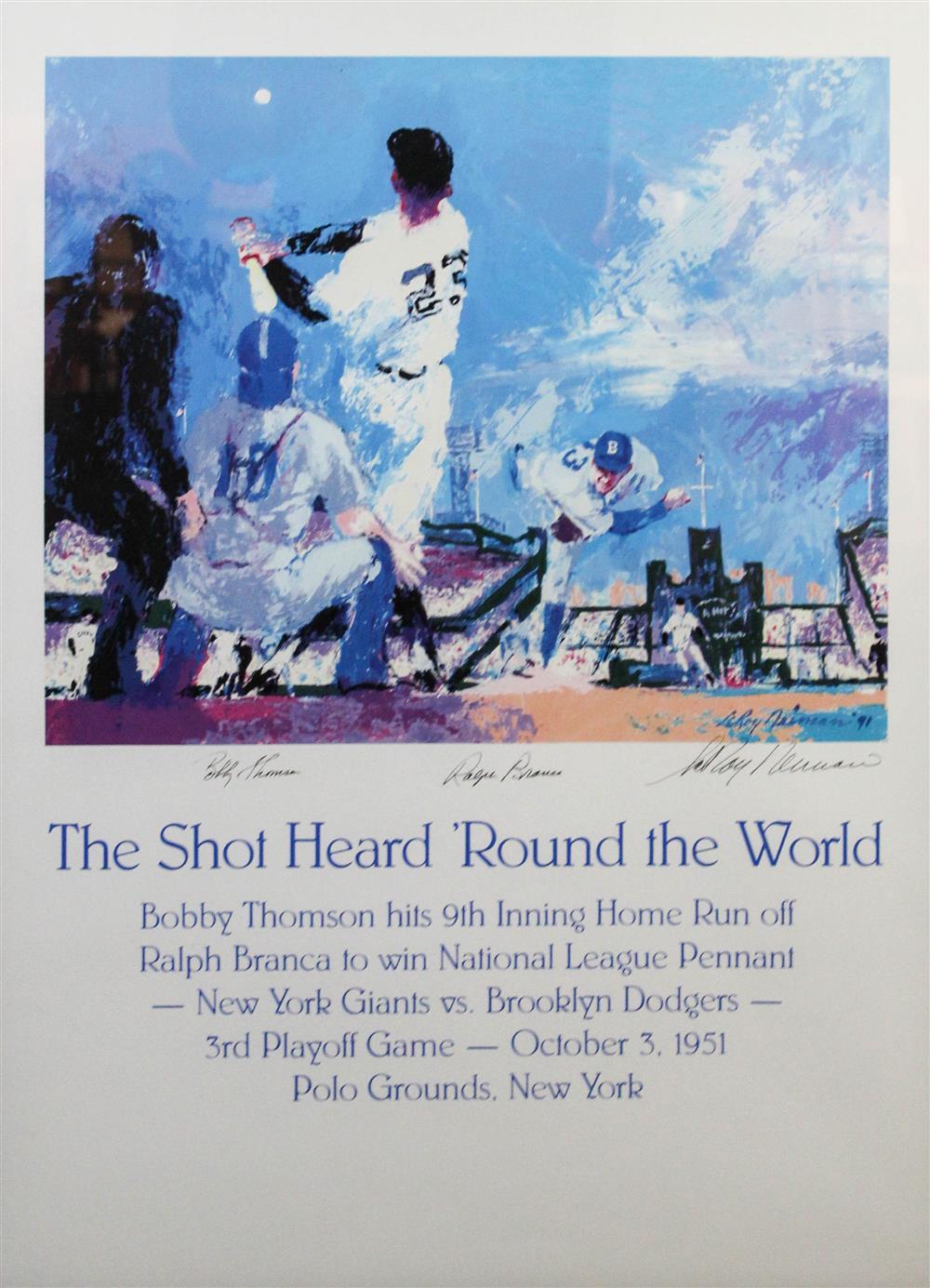 FRAMED POSTER 'THE SHOT HEARD